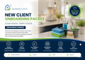 New client onboarding packet for professional cleaning businesses